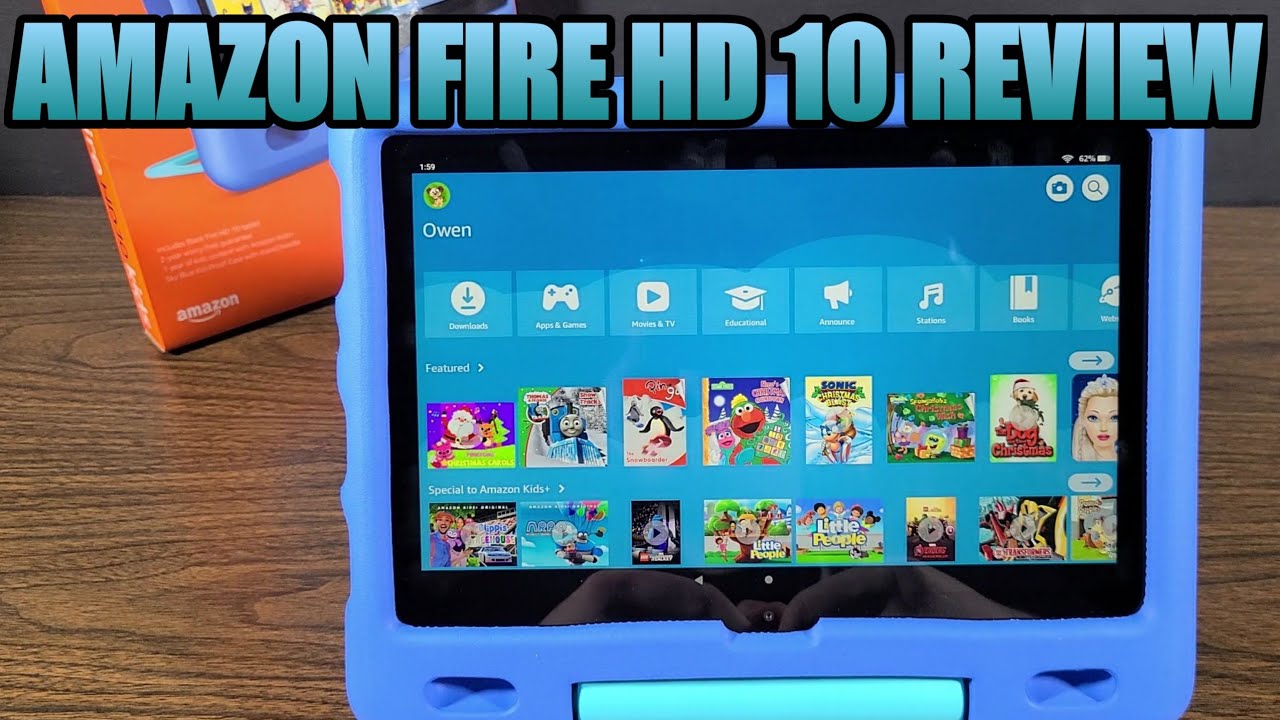 ОБЗОР ДЕТСКОГО ПЛАНШЕТА AMAZON FIRE HD 10