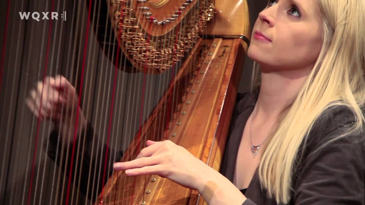 Harpist Claire Jones Plays Fibich's 'Poéme' in the WQXR Studio