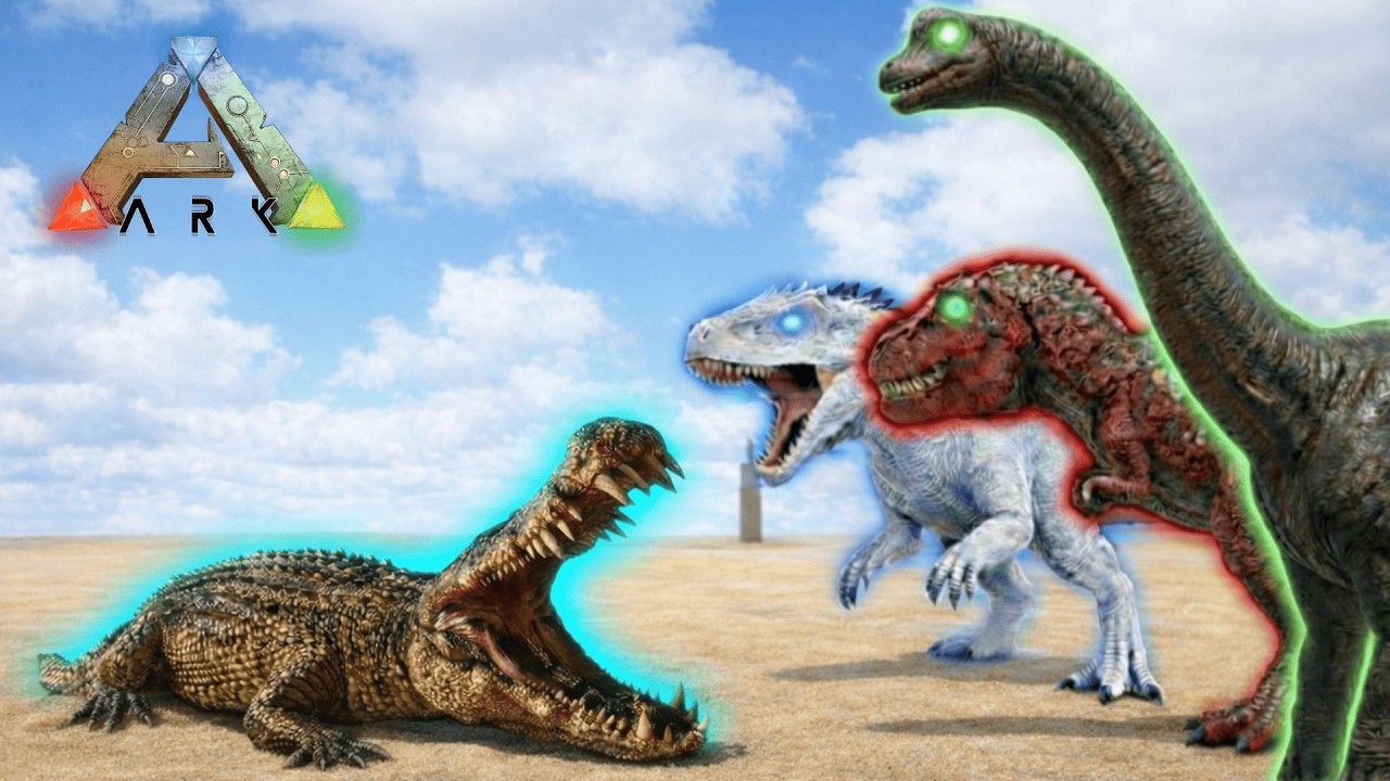 Deinosuchus VS ARK Dinosaurs | #arksurvivalevolved