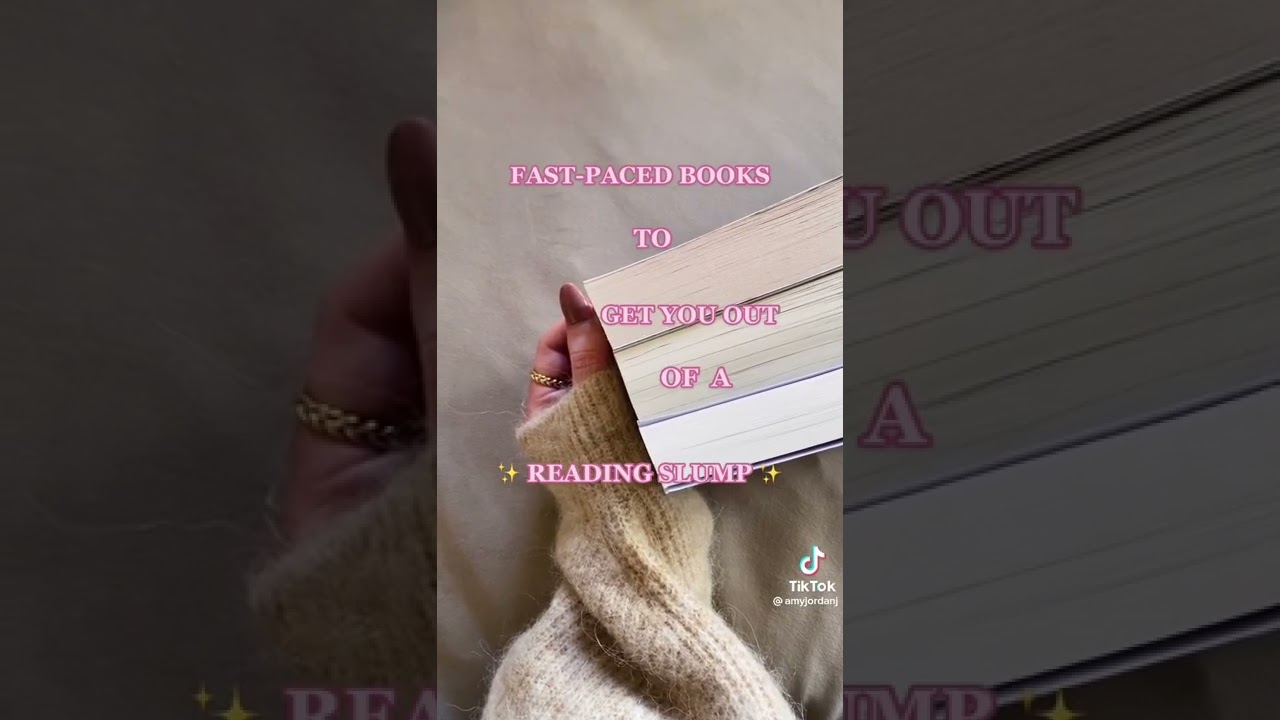Fast paced books to get you out of a reading slump 📖 #books