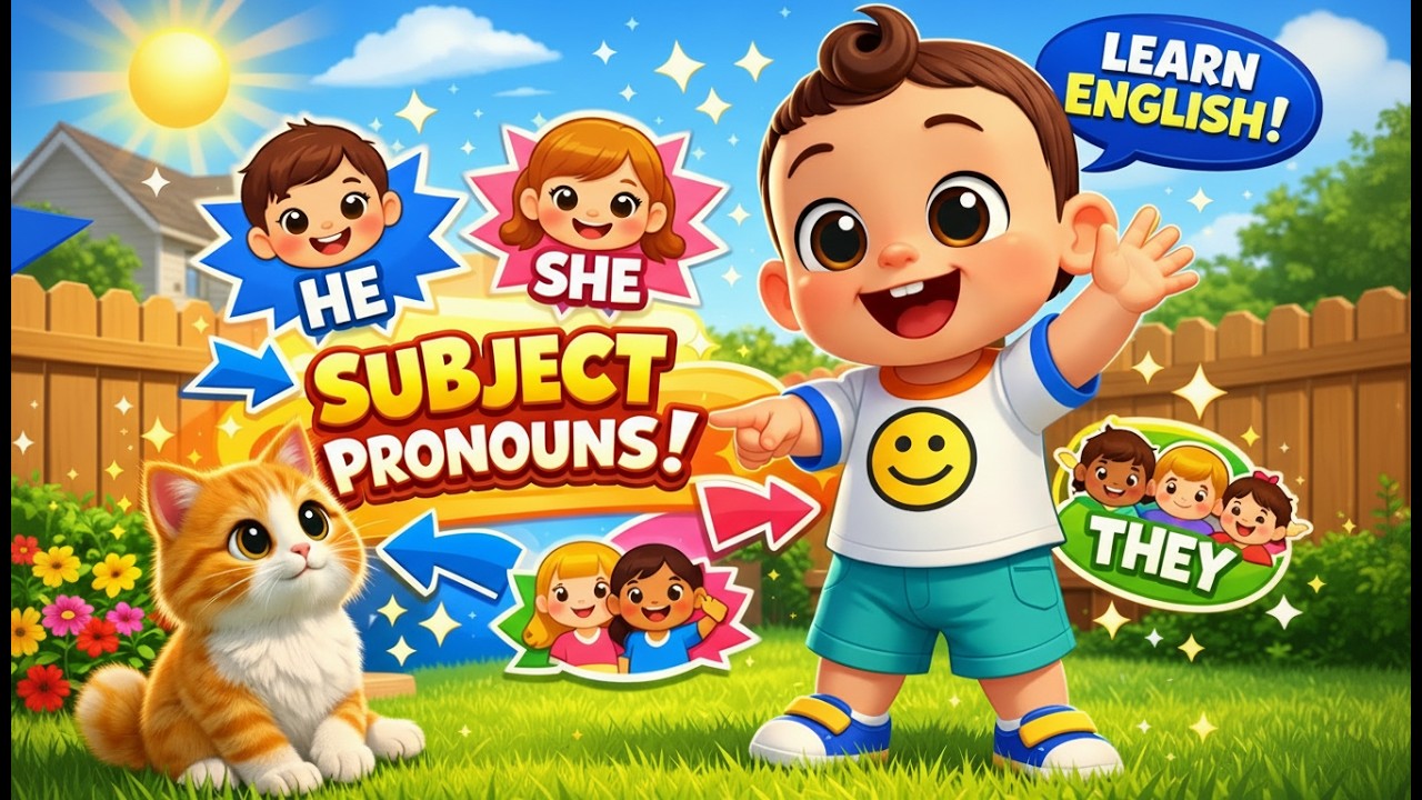 Subject Pronouns | I am | You are | They are | We are | He is | She is | It is...