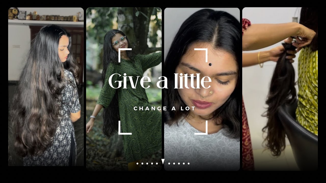 HAIR DONATION STORY | STEP BY STEP TO HAIR DONATION | HOW TO DONATE HAIR | AMALA MEDICAL COLLEGE |