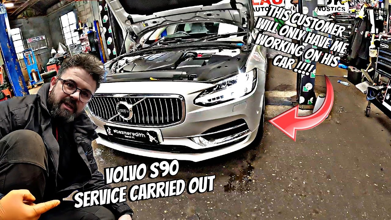 VOLVO S90 SERVICE!! THE CUSTOMER WONT HAVE ANYONE ELSE TOUCH THEIR CAR!!!!!!!