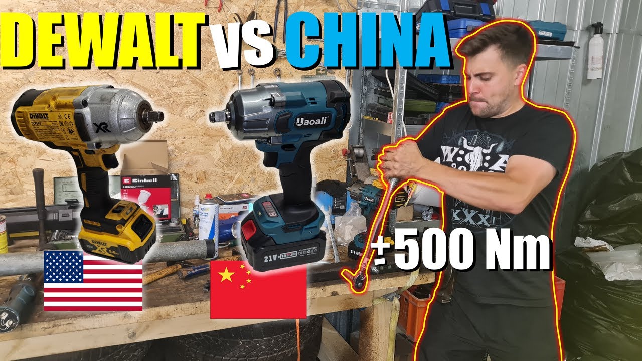 Welcher SCHLAGSCHRAUBER kann MEHR? China gegen USA | Akku WERKZEUG TEST REVIEW Uaoaii
