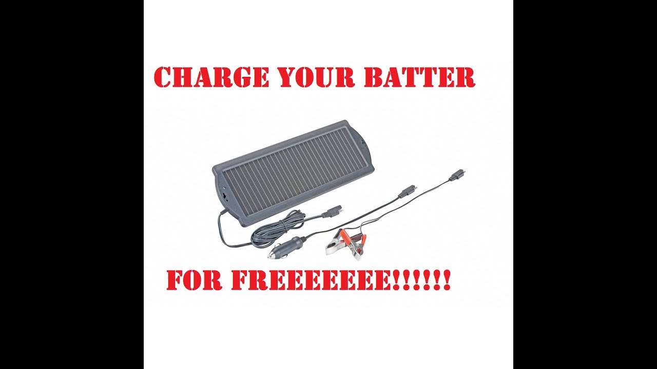 Solar Charger for your motorcycle. Or whatever you want