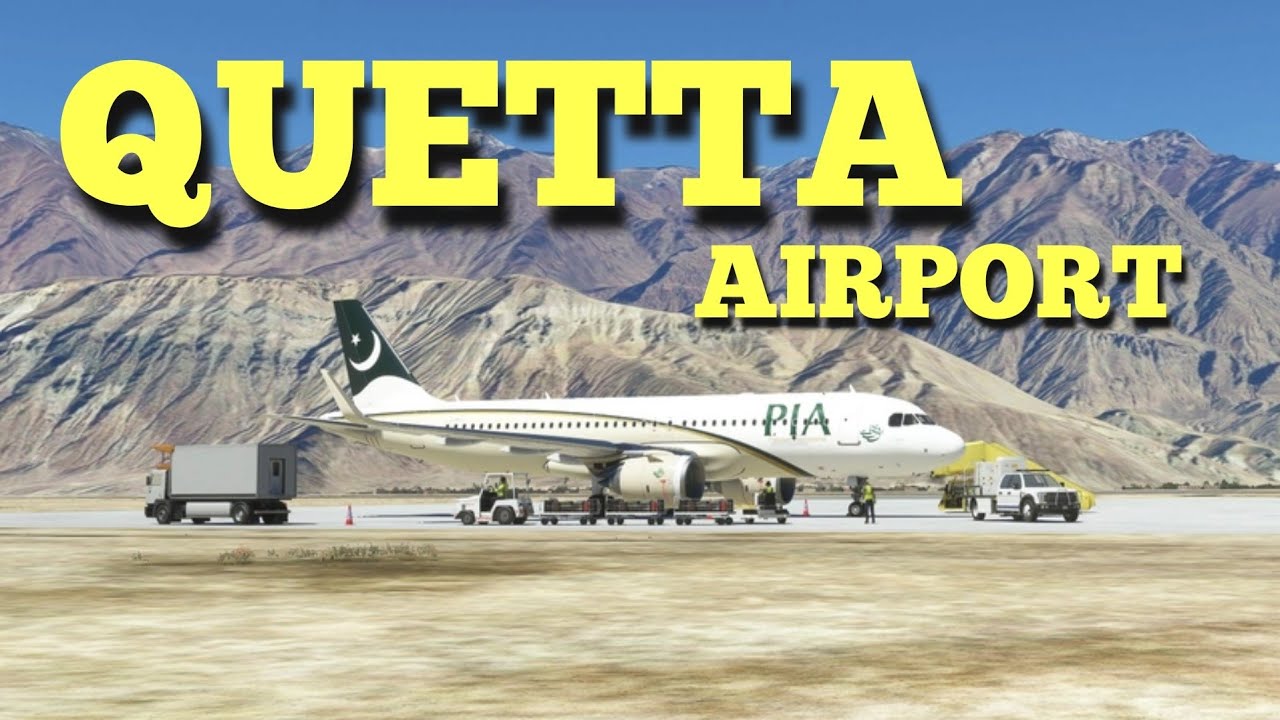 Quetta International Airport Balochistan, Pakistan PIA, Air Shaheen