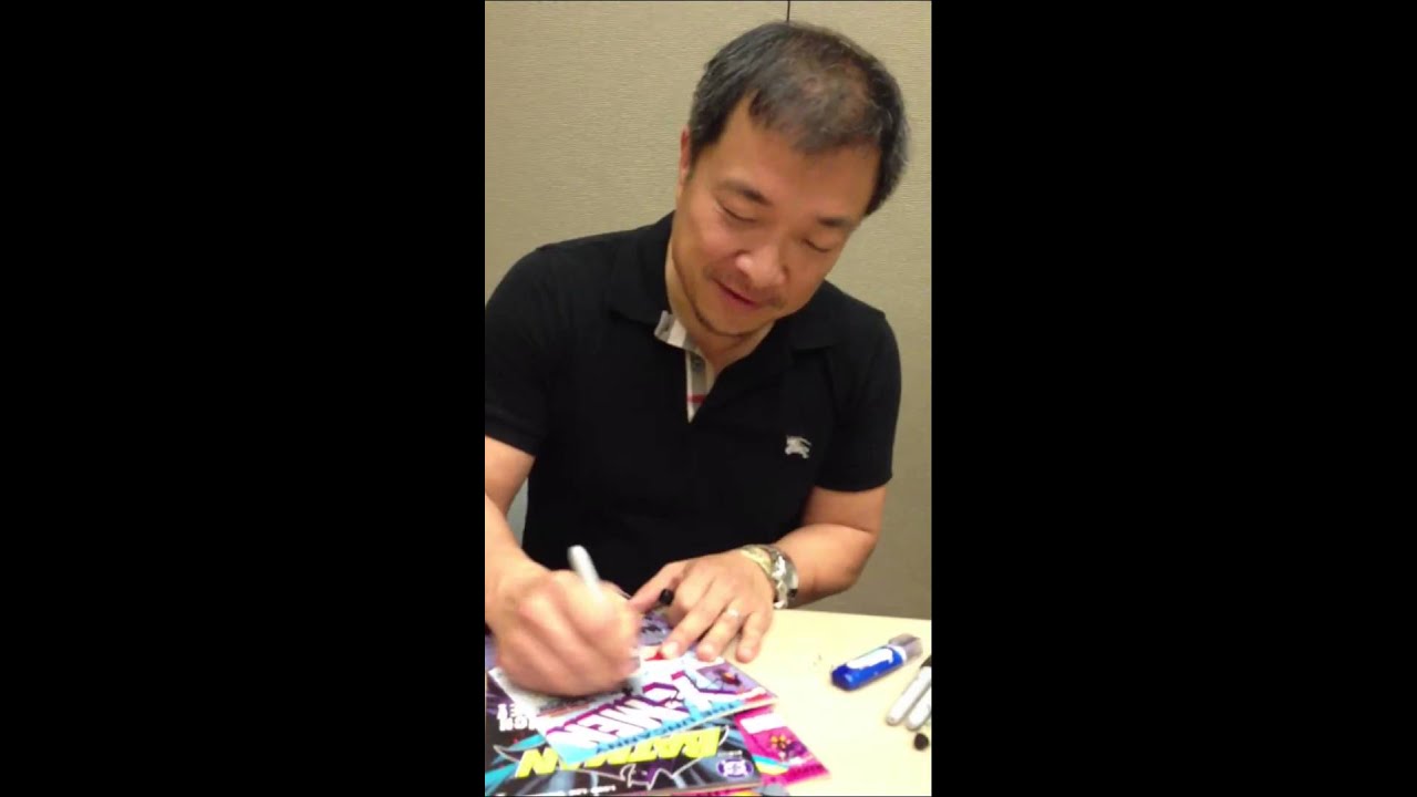 Jim lee signing and tips on drawing