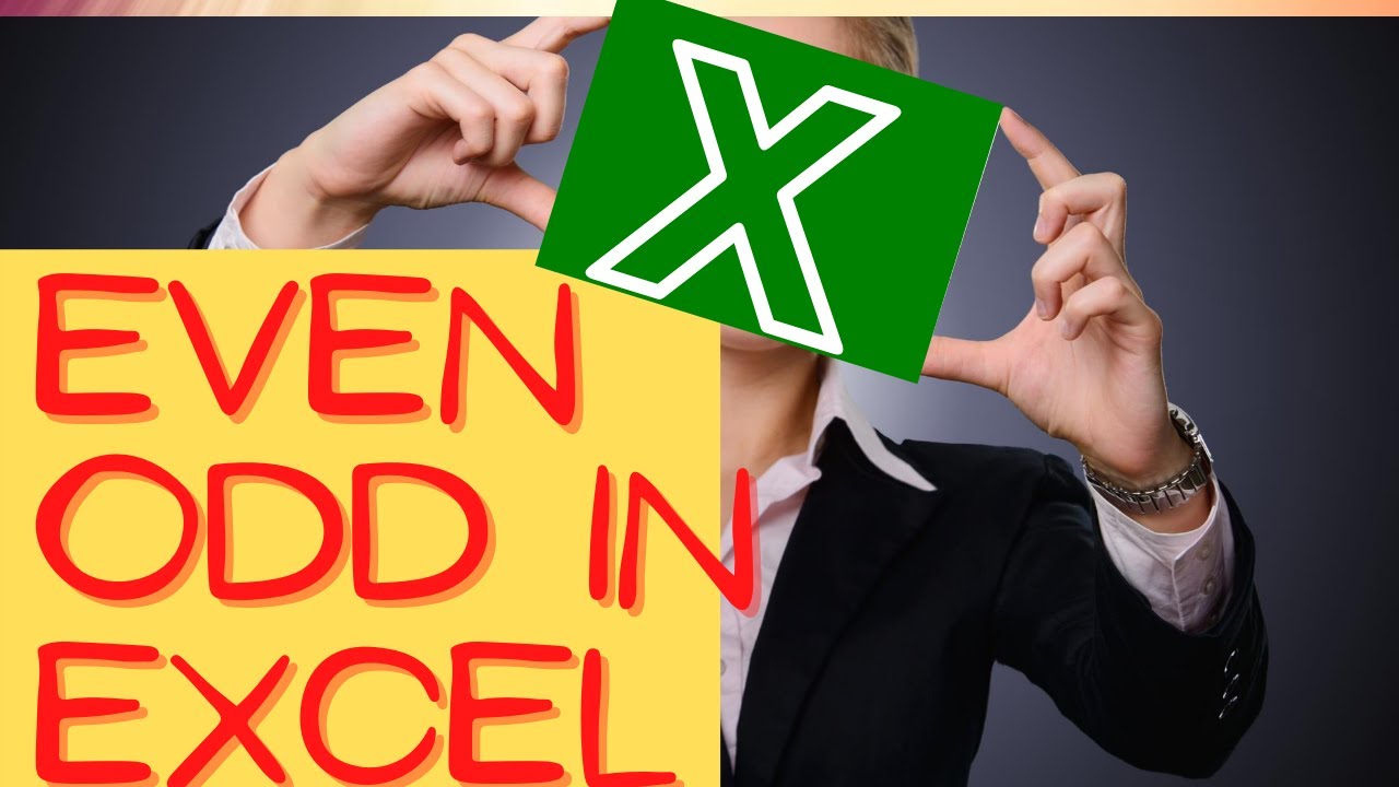 Even Odd in EXCEL