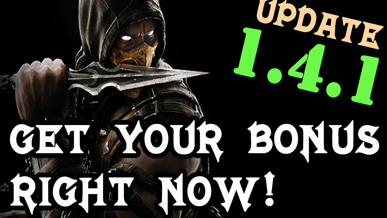 Mortal Kombat X Mobile Update 1.4.1. New intro, cool spec-effects and weird sales.