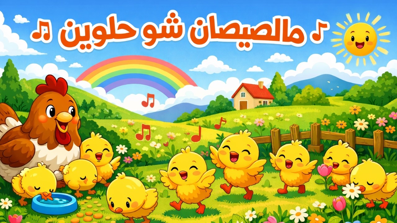 هالصيصان شو حلوين 🐥 أغنية أطفال ممتعة للرقص والغناء 🎵