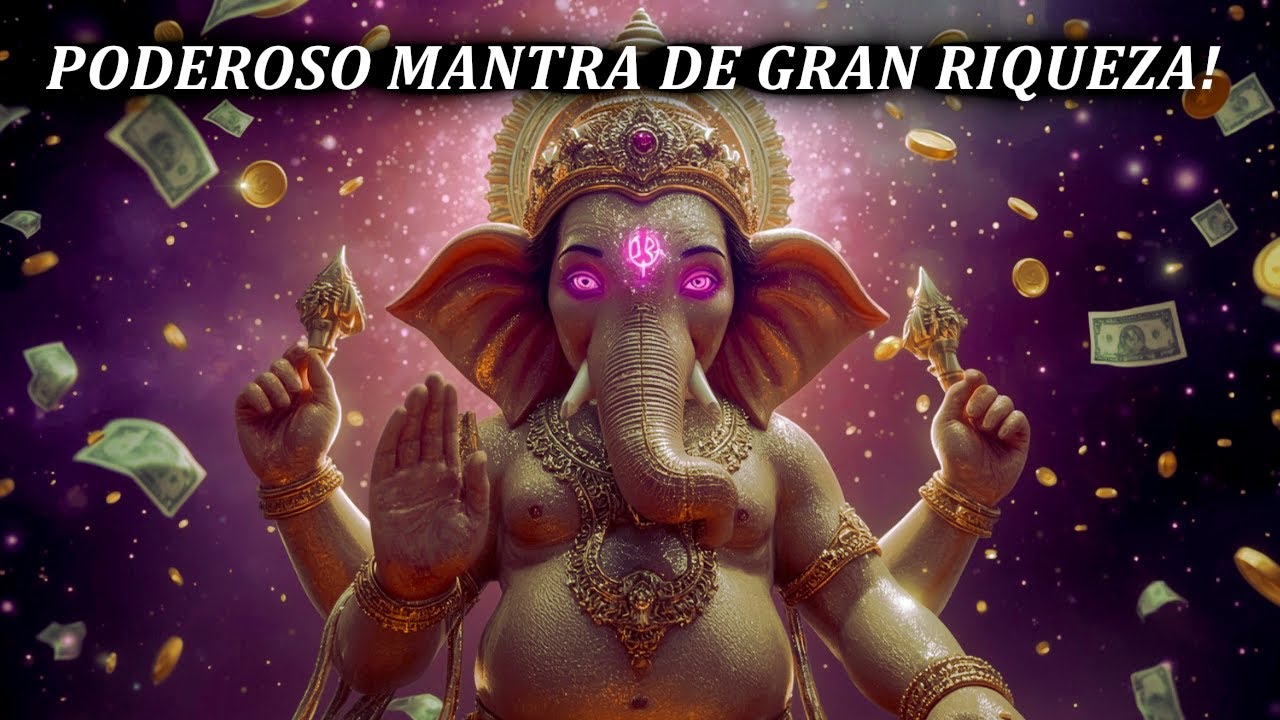 ESCUCHA ESTE MANTRA PARA ATRAER DINERO! MANTRA DE GANESHA MUY PODEROSO PARA LA RIQUEZA! 💰