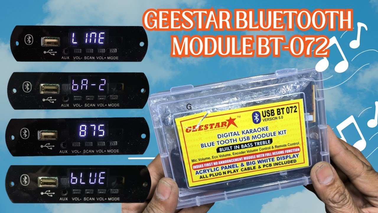 GEESTAR 072 BLUE TOOTH MODULE UNBOXING BY GURINDER SINGH 