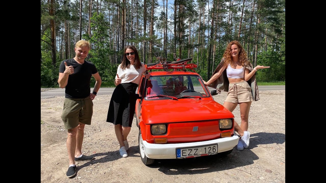 Fiat 126 arba tikra emocijų bomba - Merginos prie vairo