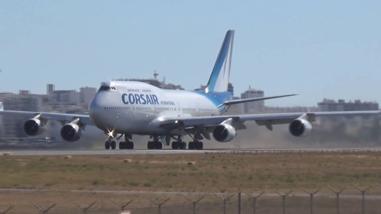 CORSAIR - Boeing 747-400  F-HSUN LPFR (FAO) Faro