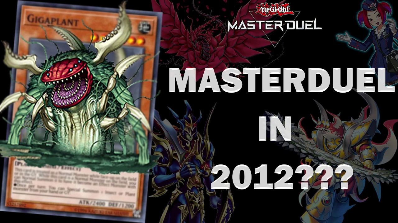 PLAYING YUGIOH MASTERDUEL, BUT IN 2012?!?!?!?!