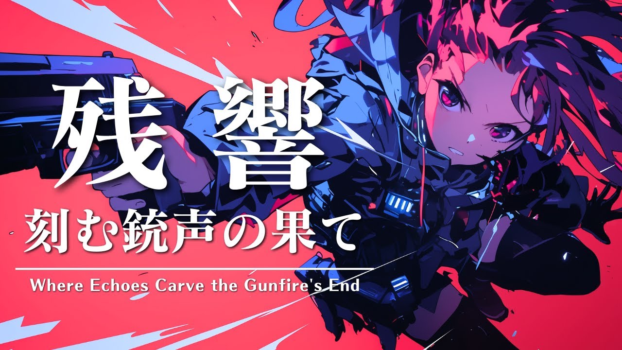 【戦闘BGM】敵側の英雄と闘う覚悟を決めた時の「残響刻む銃声の果て」【ロック/カッコイイ/疾走感】