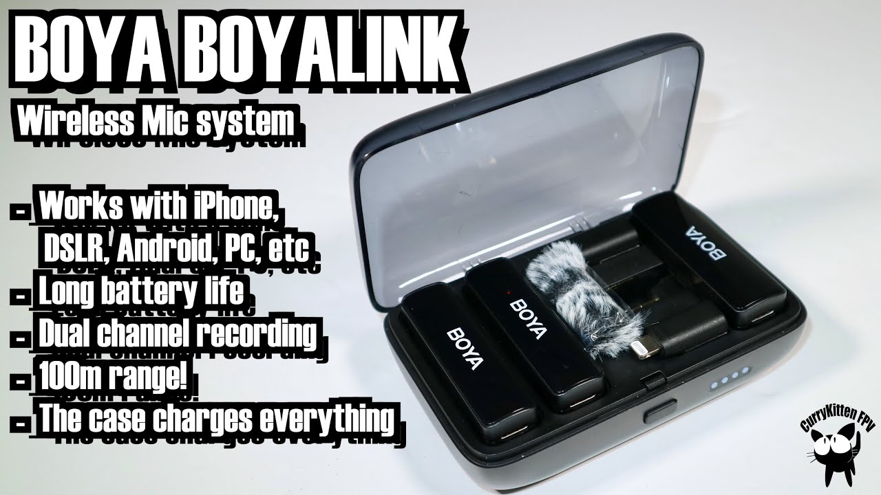 BOYA BOYALINK Wireless Mic system.  Can replace all your other mic's!