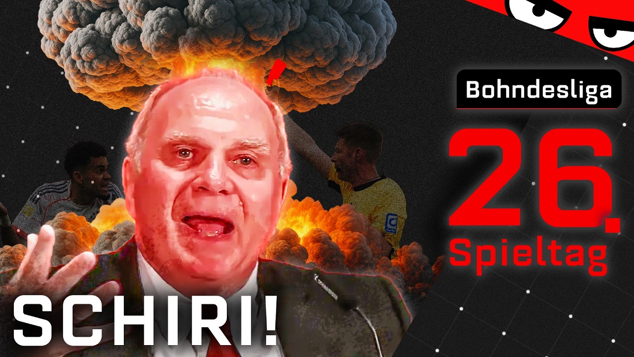 Uli Hoeneß explodiert! Wurde BAYERN MÜNCHEN benachteiligt? | Bohndesliga 26. Spieltag 2025/26