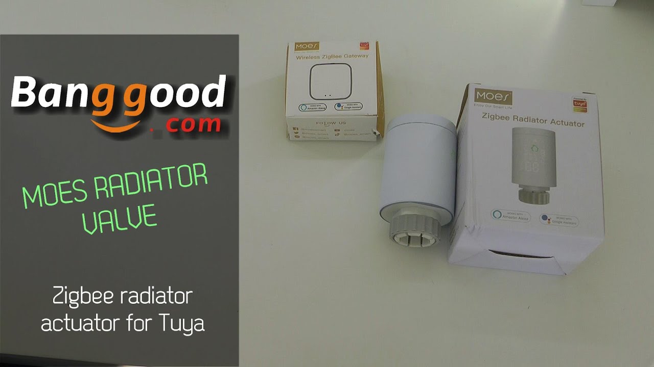 Banggood Moes Zigbee Клапан радиатора