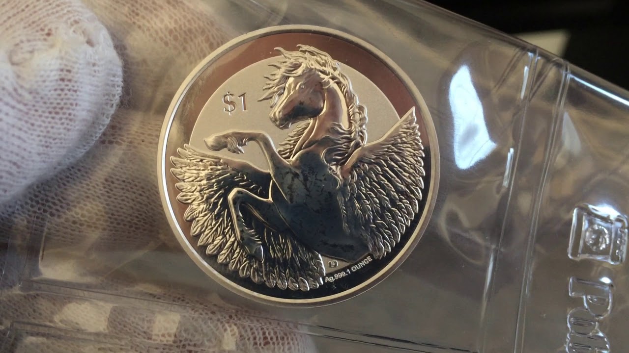 2018 British Virgin Island Pegasus 1oz Silver Coin