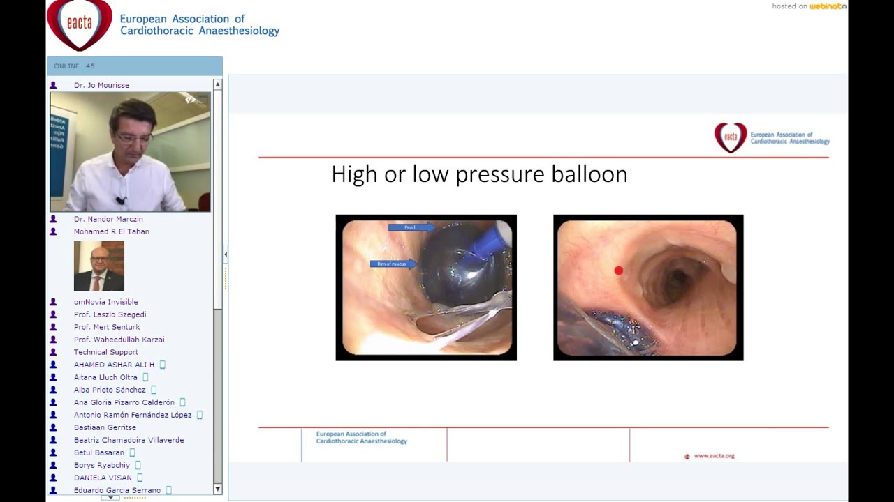 3. Lung isolation tools: A tube or blocker? A blocker is friendly to use  Dr. Jo Mourisse