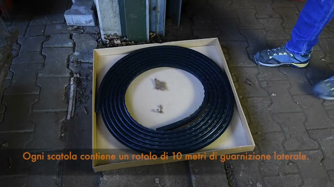 IDD-Parts presenta: Guarnizione laterale avvolgibile, in attesa di brevetto
