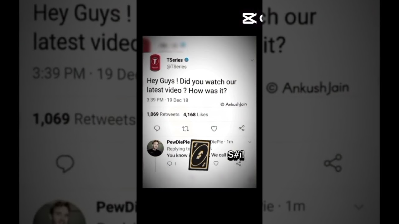 PewdiePie vs Tseries @PewDiePie