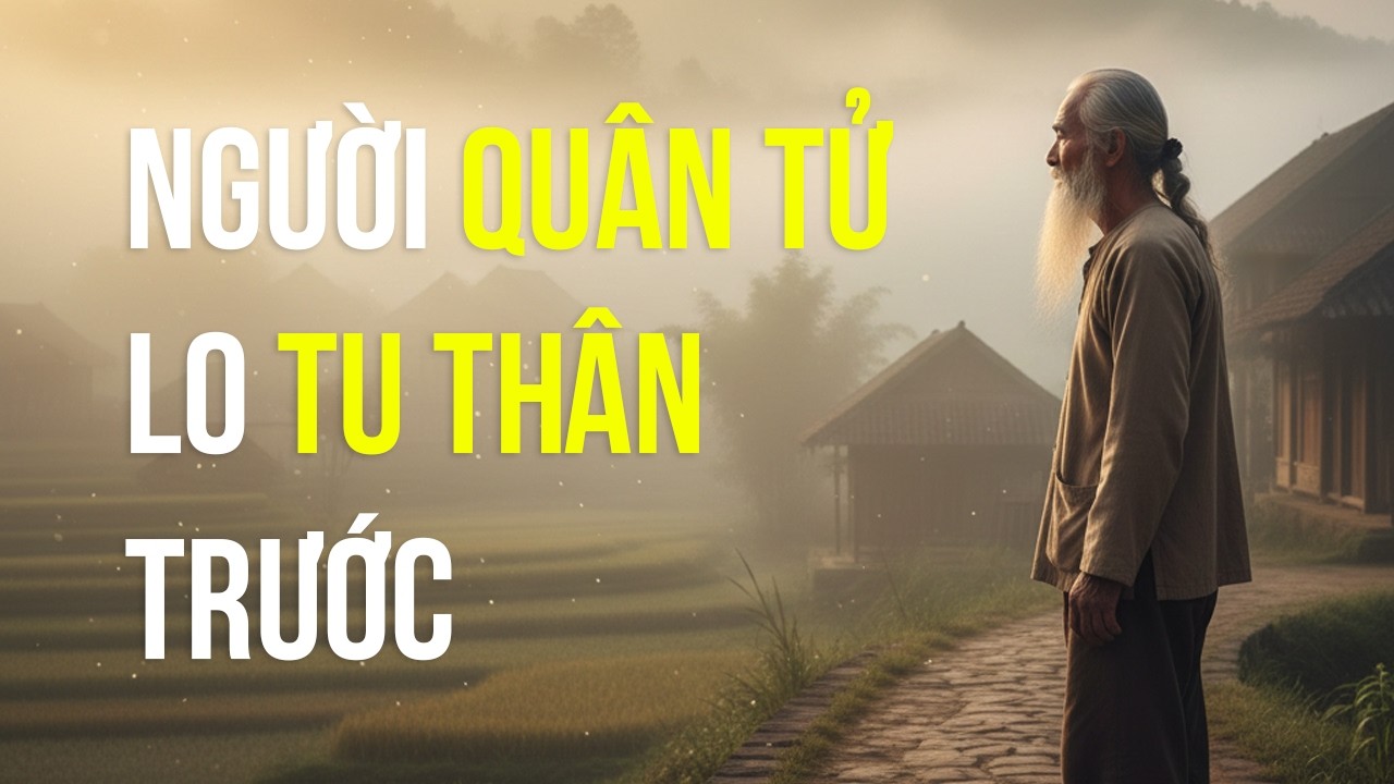 Càng Nghe Càng Thấm: Vì Sao Người Quân Tử Luôn Lo Tu Thân Trước?