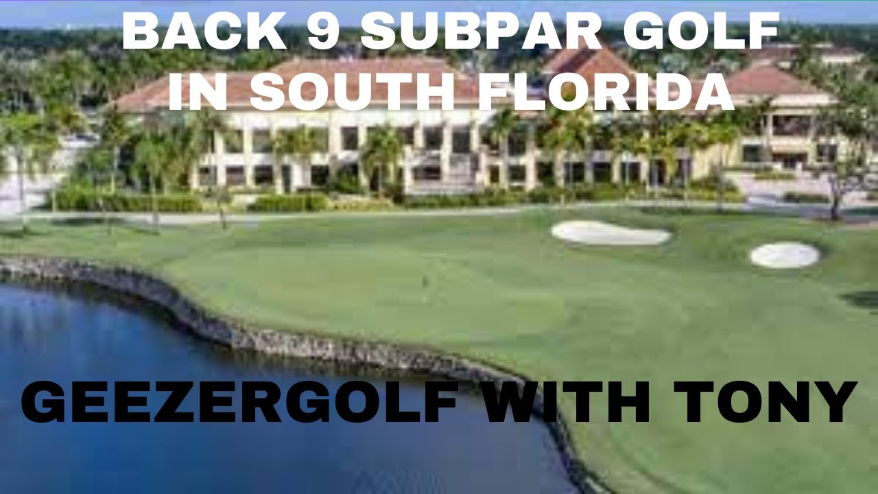Subpar Golf In South Florida with the Geezer