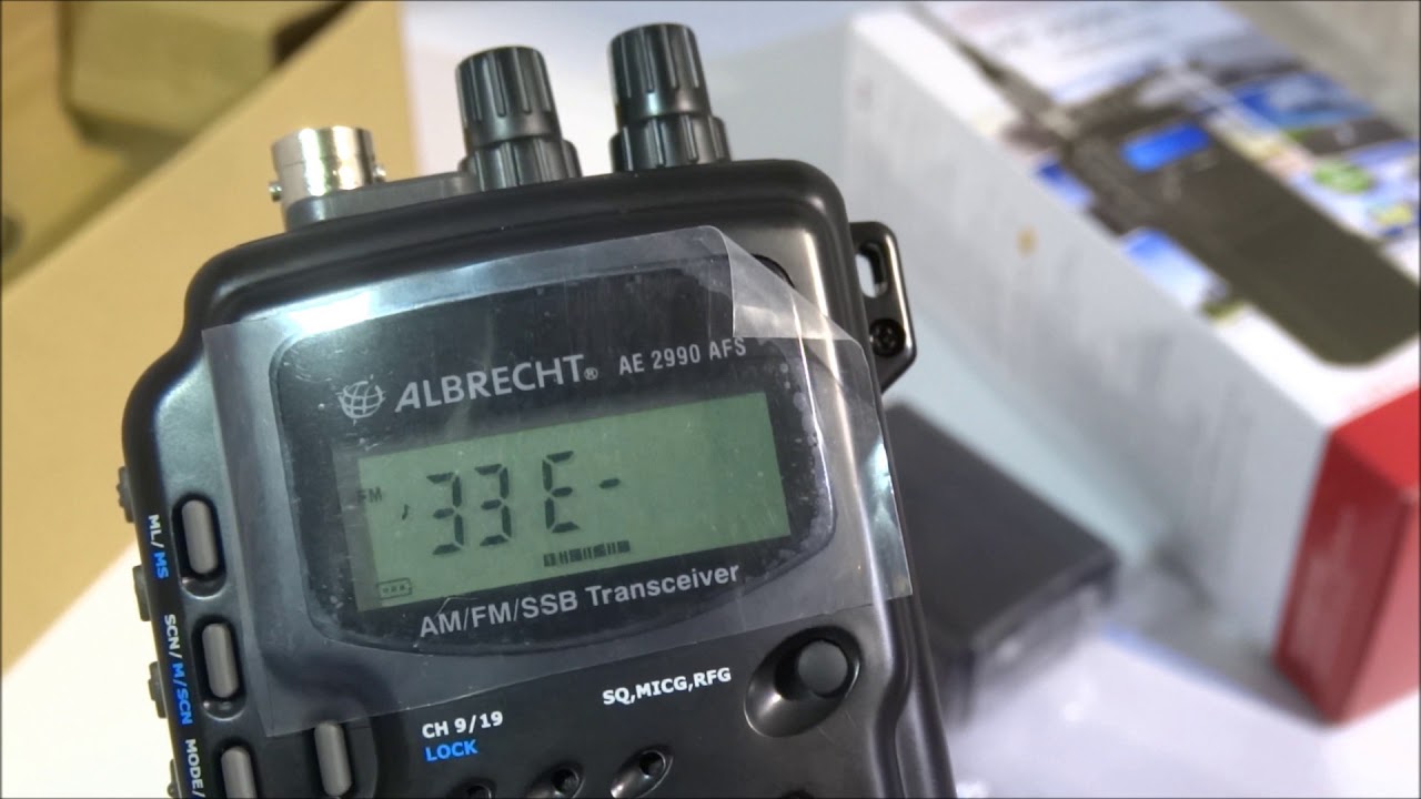 Albrecht AE2990AFS Export 450 kanałów Instrukcja Obsługi