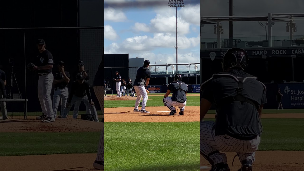 Gerrit Cole live batting practice