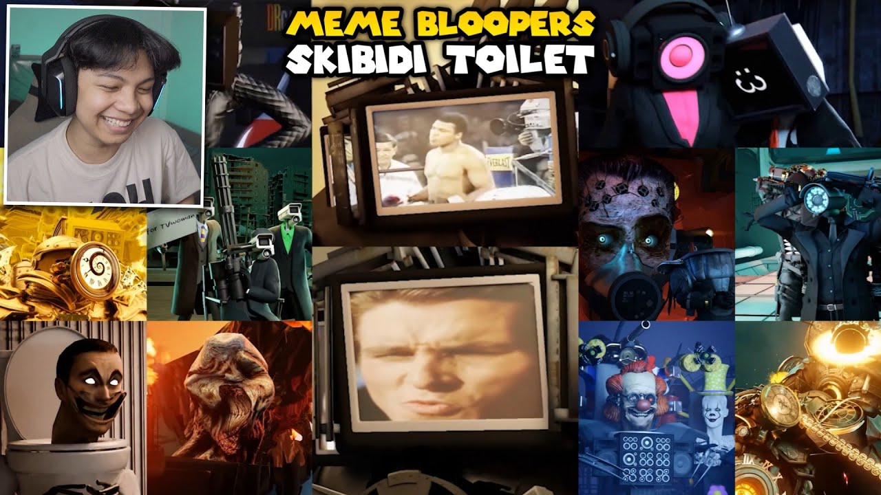 React MEME BLOOPERS Skibidi Toilet MULTIVERSE FULL EPISODE SAMPAI TAMAT!