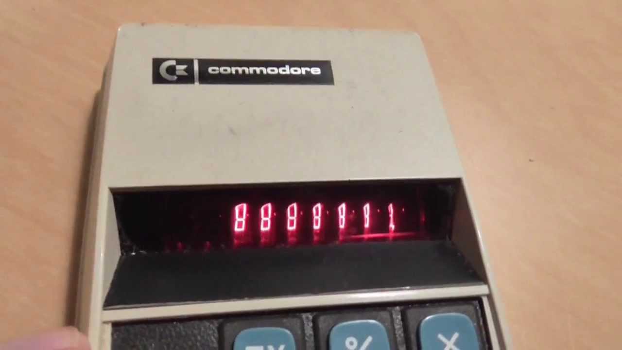 1974 Commodore 886D red LED calculator