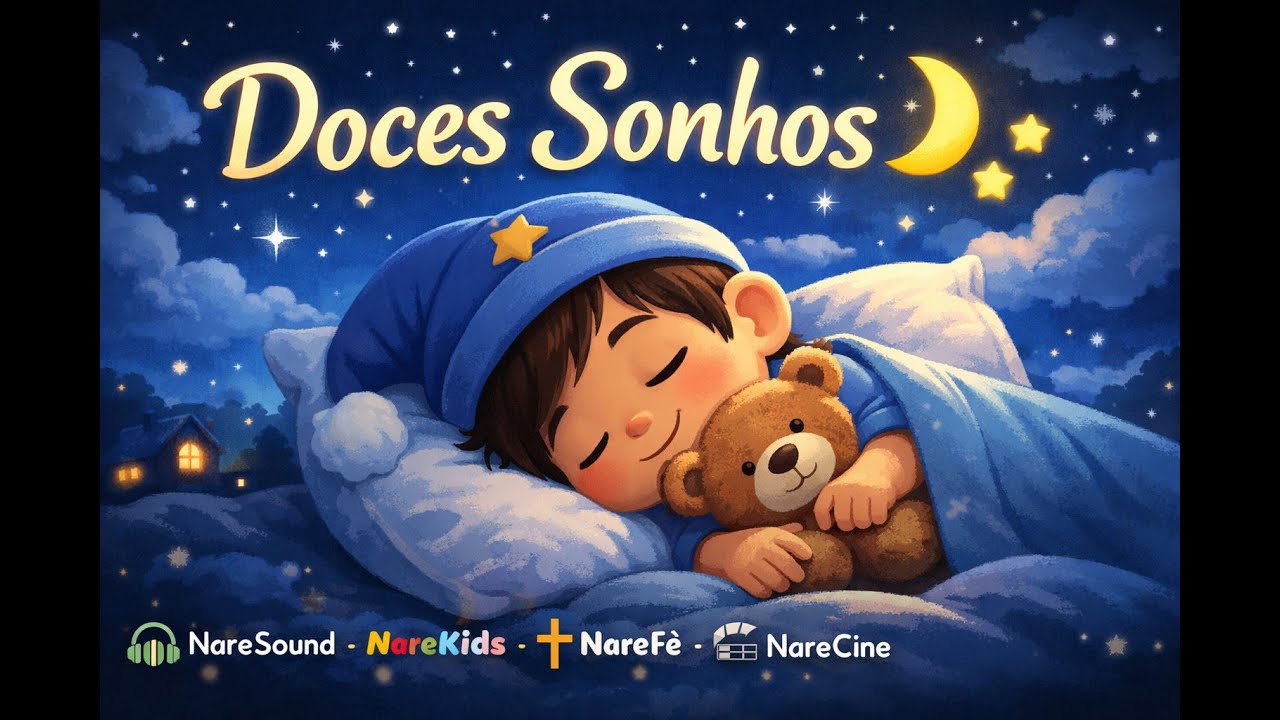 Doces Sonhos 🌙 | Canção de Ninar para Dormir Bem | Tito Alegria