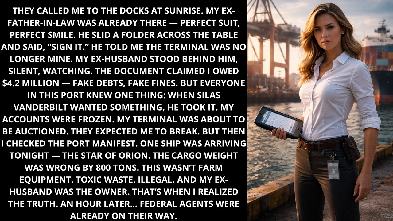 My Ex Father In Law Threatened To Bankrupt Me By Morning… I Already Had Proof Of His Smuggling