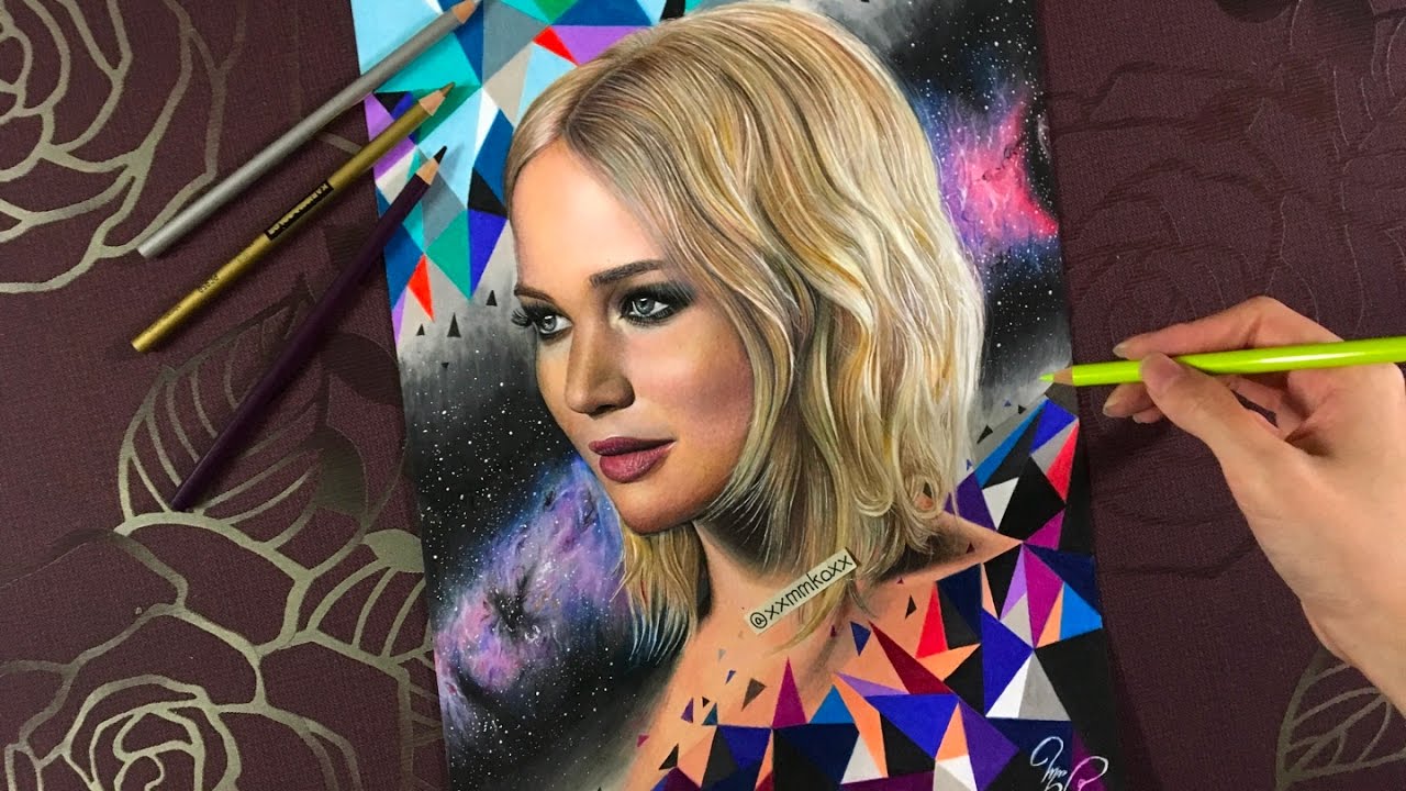 Drawing Jennifer Lawrence - 