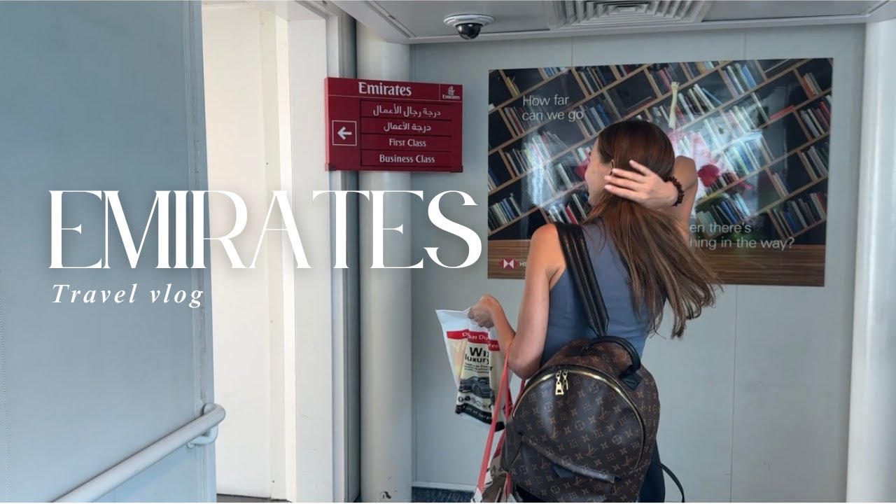 Emirates A380 Business Class | First Time Experience & Cozy Vlog