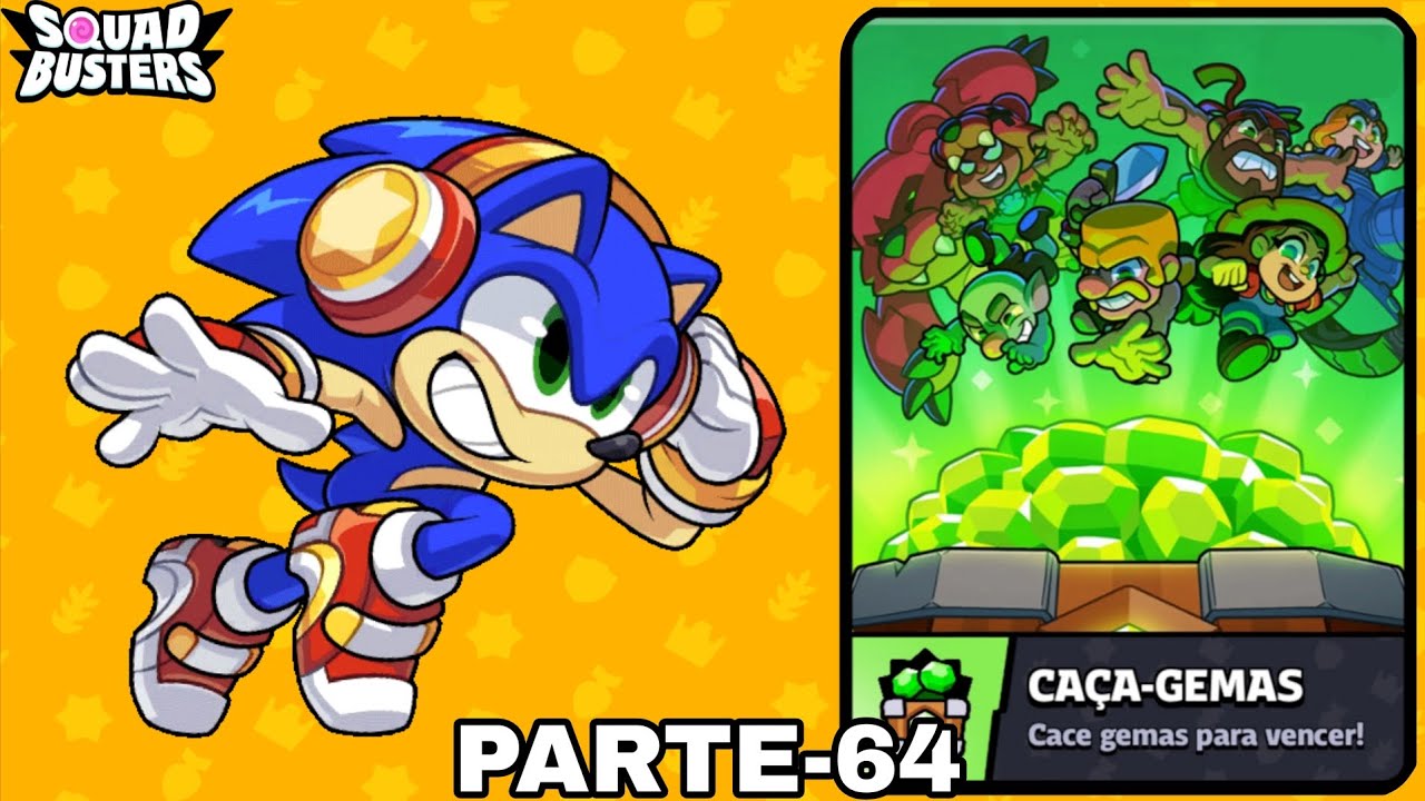 Squad busters - Sonic headset gameplay (Caça-gemas)