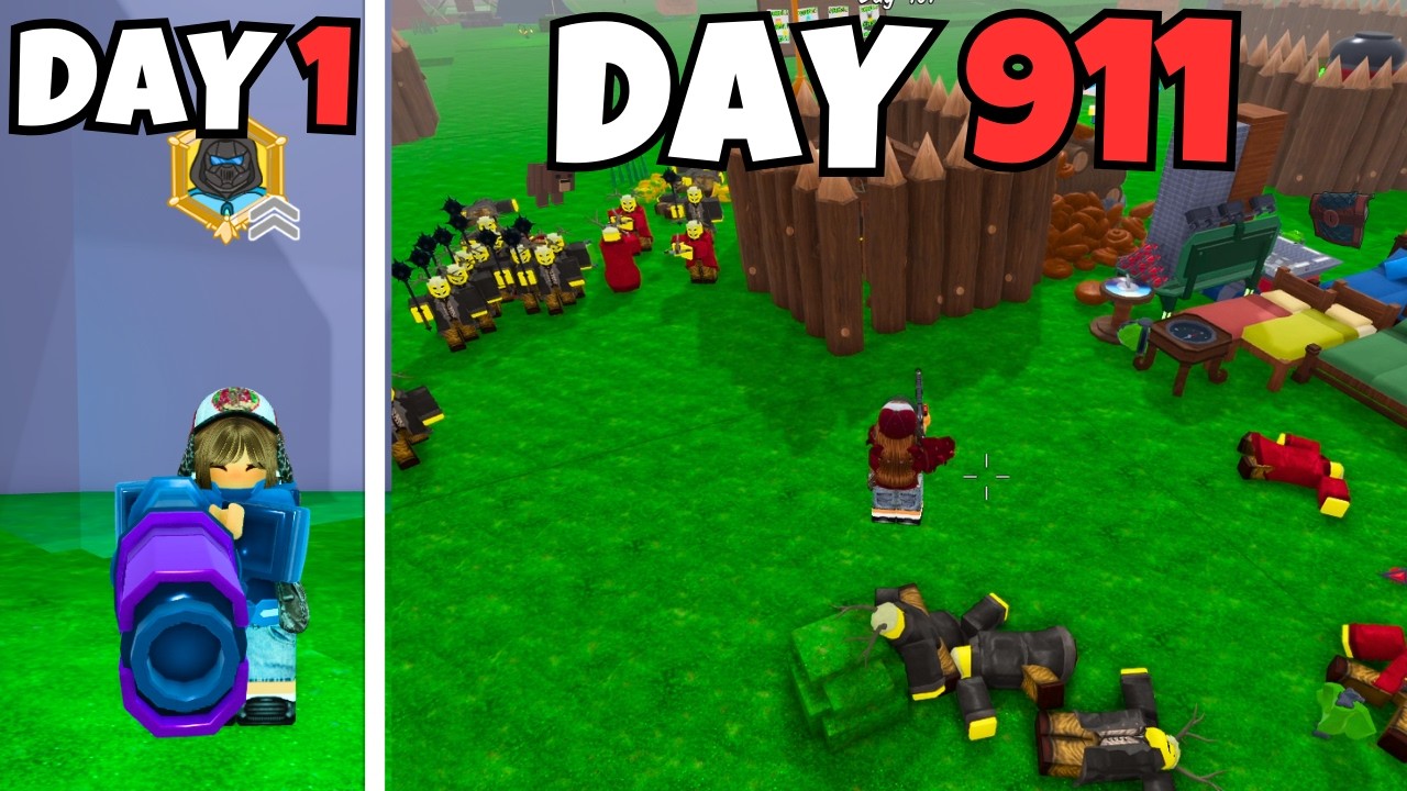 911 Days to Build a Best Base in 99 Nights in The Forest