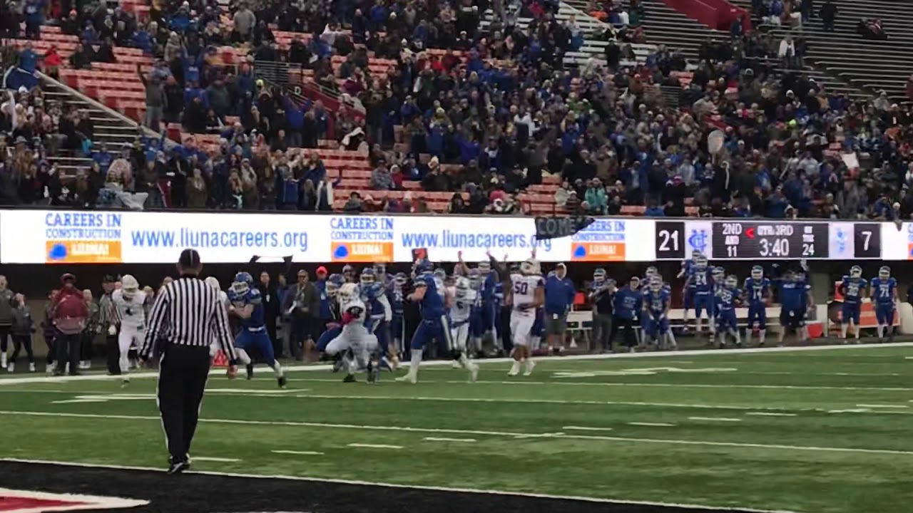 Newman&rsquo;s Connor McBride scores a 24-yard TD