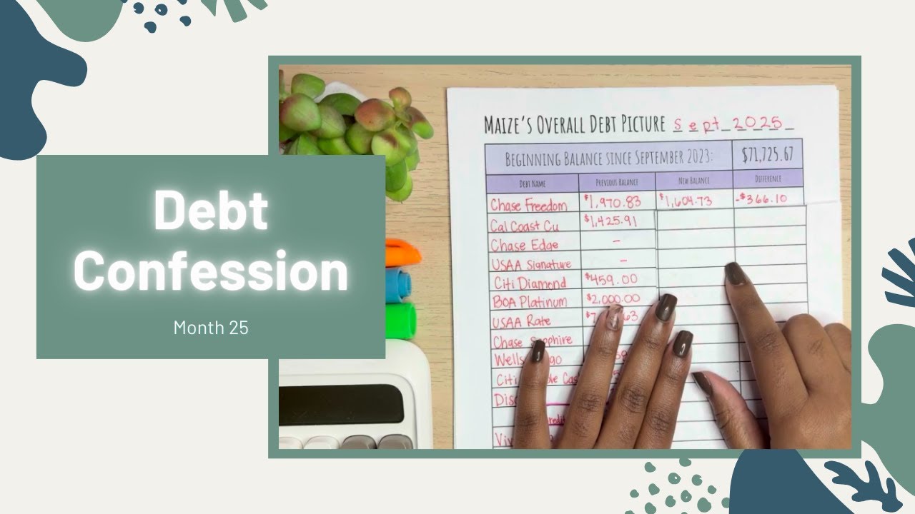 Month 25: My Real Debt Progress This Month - Taking a Step Back from Work and Update