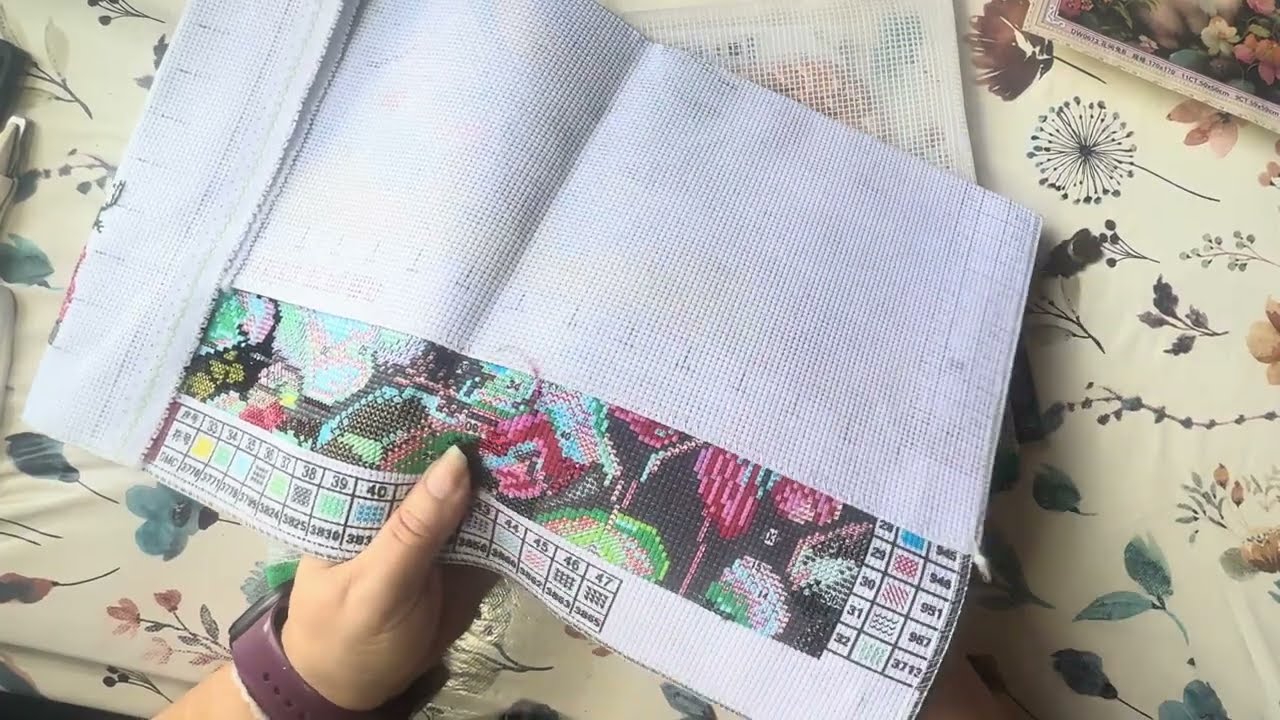 Présentation de mon duo avec @passionnessa9904  #crossstitch #pointdecroix 