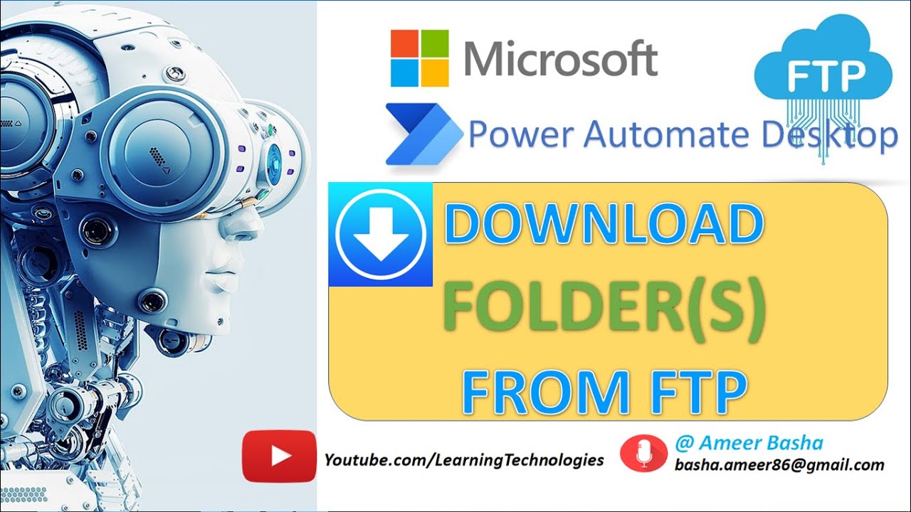 Power Automate Desktop : 115 || Download Folder(s)  from FTP || FTP Automation