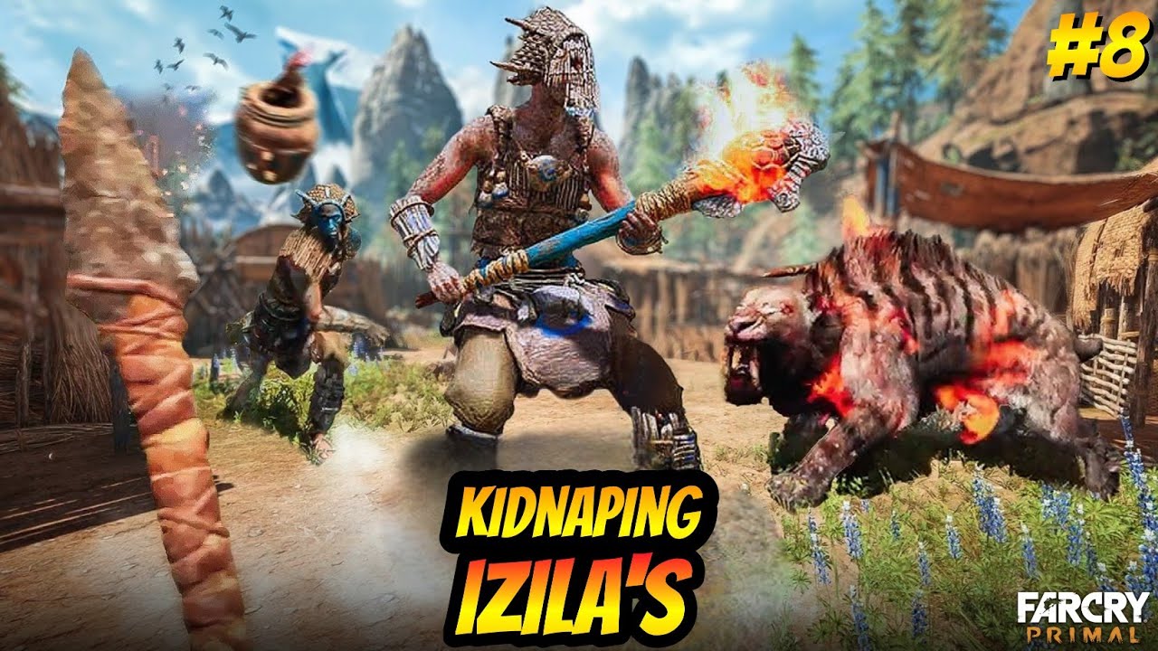 Kidnaping IZILA'S Commander With Our SABERTOOTH TIGER - Far Cry Primal #8
