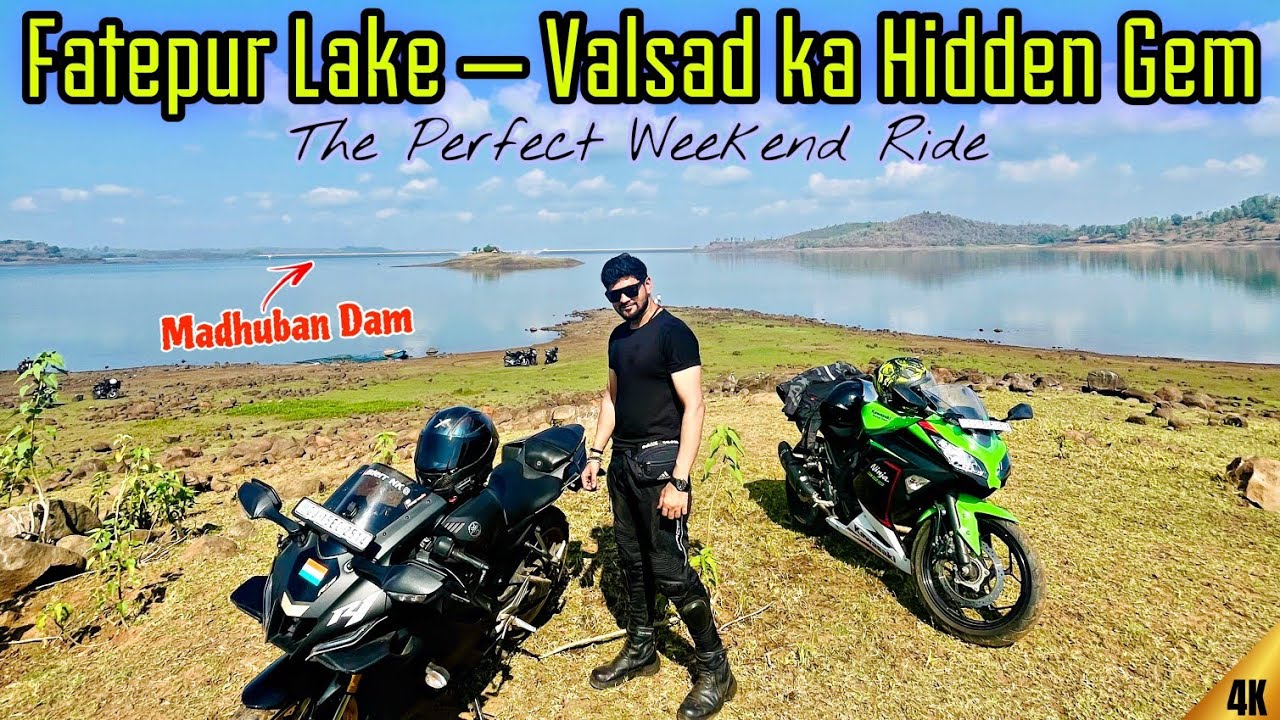 Fatepur Lake Bike Ride #fatepur #valsad #silvassa #bikeride 