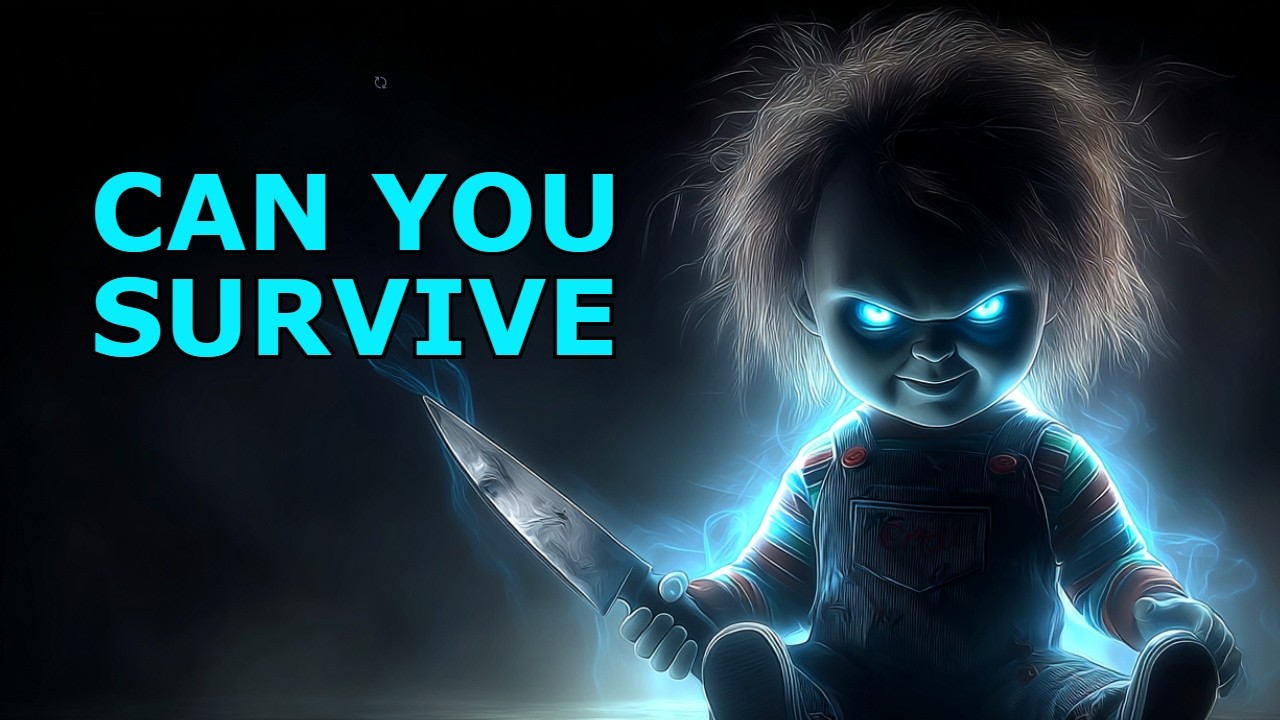 Can You Survive the Haunted Night? Scariest Halloween Window Projection Ever & Creepy Music