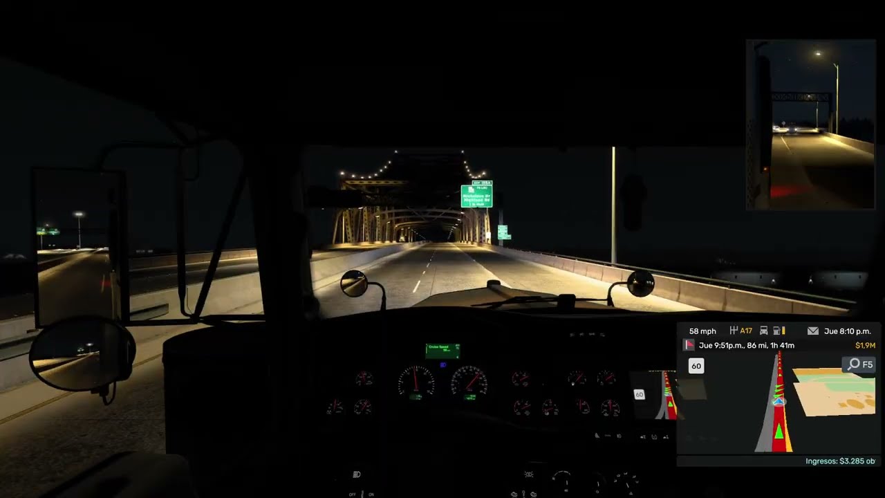 American Truck Simulator (PC) Evento Louisiana Vamos a New Orleans  y Puerto Fourchon.