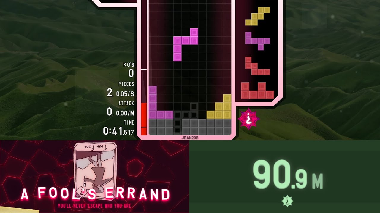 90.9m in A Fool's Errand - TETR.IO April Fool's 2025 event