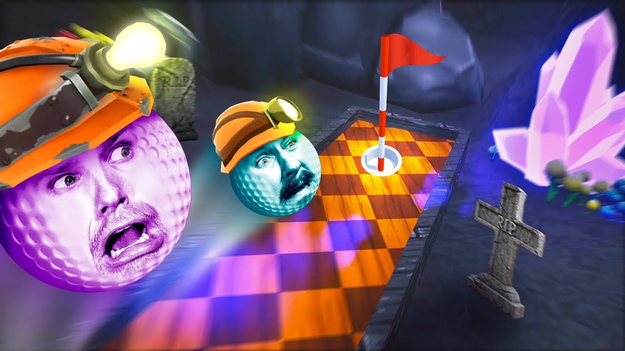 Golfing in a Haunted Mineshaft! | Golf It [Ep 18]