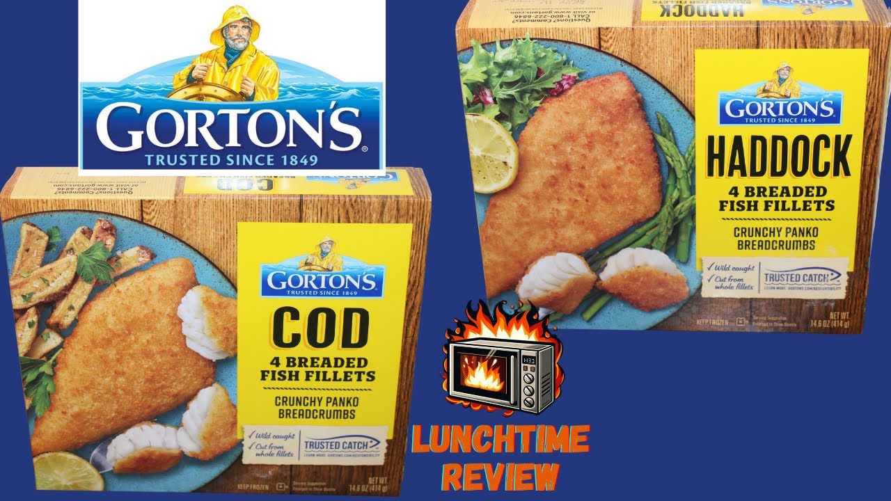 Панированные рыбные филе Gorton’s: обзор трески и пикши.